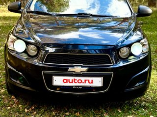 2013 Chevrolet Aveo II, чёрный, 570000 рублей, вид 1