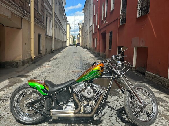 2011 Harley-Davidson Softail Custom, зелёный, 900000 рублей