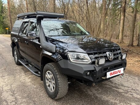 2019 Volkswagen Amarok I Рестайлинг, чёрный, 4490000 рублей, вид 4