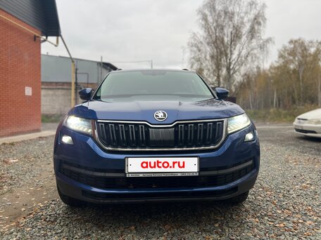 2021 Skoda Kodiaq I, синий, 3100000 рублей, вид 3