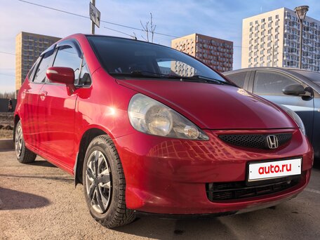 2007 Honda Jazz I Рестайлинг, красный, 480000 рублей, вид 3