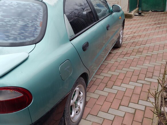 1998 Daewoo Lanos, зелёный, 191000 рублей - вид 7