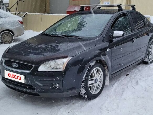 2007 Ford Focus II, чёрный, 430000 рублей
