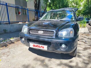 2001 Hyundai Santa Fe I, чёрный, 500000 рублей, вид 1