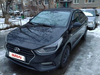 2017 Hyundai Solaris II, чёрный, 1000000 рублей, вид 1