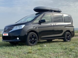 2012 Nissan Serena IV (C26), чёрный, 1390000 рублей, вид 1