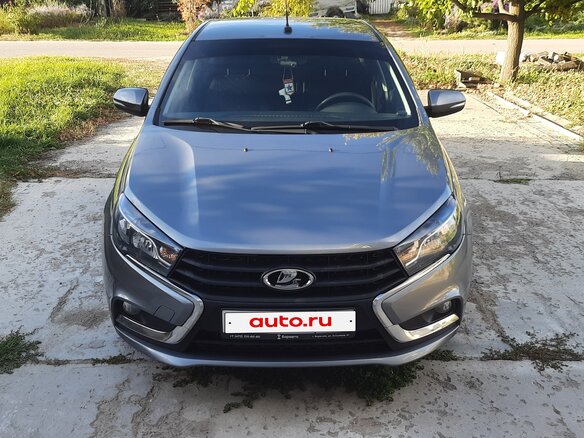 2018 Lada (ВАЗ) Vesta I, серый, 880000 рублей - вид 1