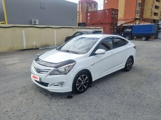 2016 Hyundai Solaris I Рестайлинг, белый, 845000 рублей, вид 3