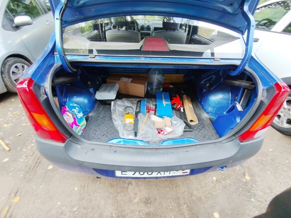 2006 Renault Logan I, синий - вид 6