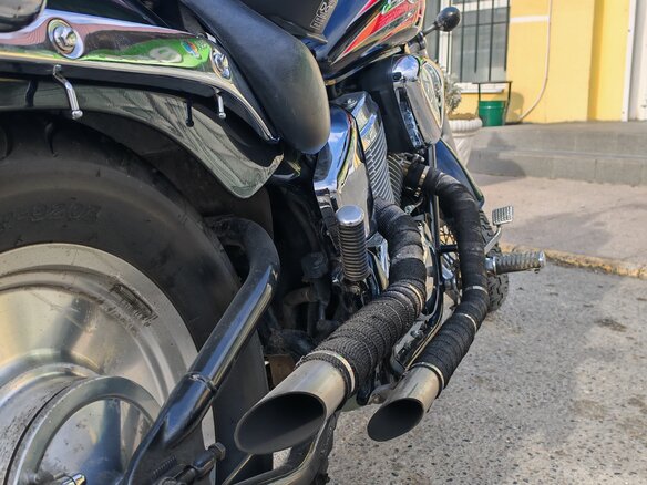 1996 Honda Steed 400, чёрный, 290000 рублей - вид 6