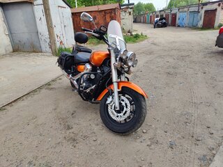 2008 Yamaha XVS1300, оранжевый, 570000 рублей, вид 3