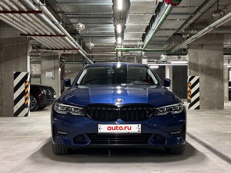 2020 BMW 3 серии 320i VII (G2x), синий, 3420000 рублей, вид 2
