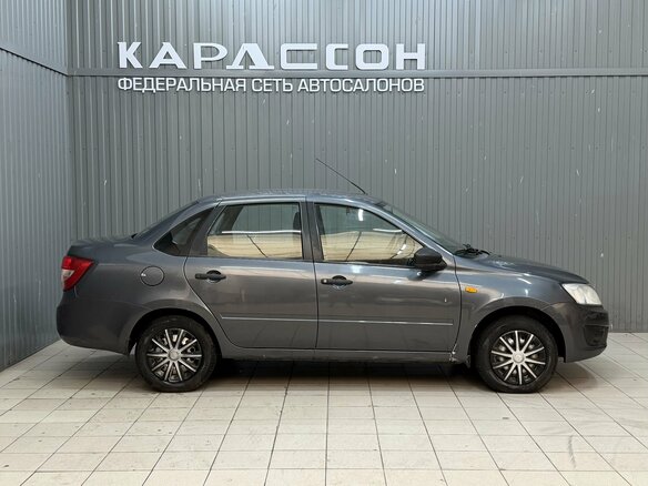2015 Lada (ВАЗ) Granta I, серый, 409000 рублей - вид 5