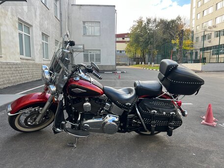 2013 Harley-Davidson Heritage, красный, 1100000 рублей, вид 3
