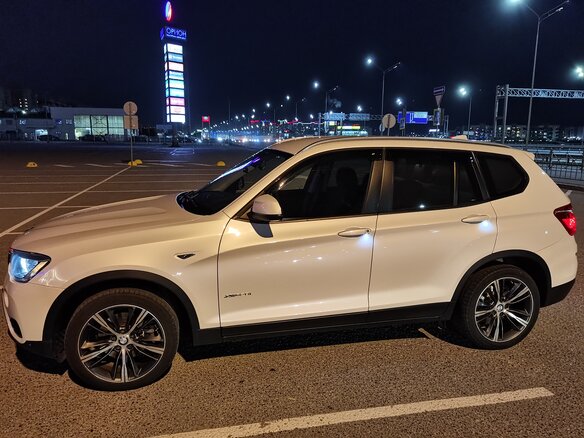 2015 BMW X3 20i xDrive II (F25) Рестайлинг, белый, 2500000 рублей - вид 5