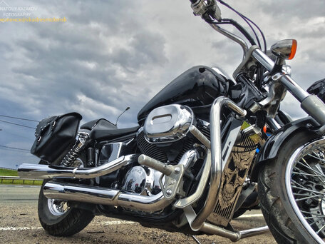 2002 Honda Shadow 400, чёрный, 430000 рублей, вид 2