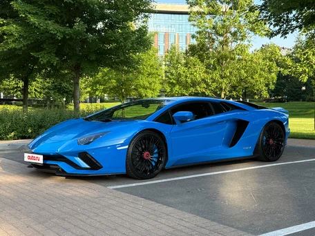 2017 Lamborghini Aventador I Рестайлинг, синий, 29300000 рублей, вид 2