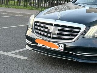 2017 Mercedes-Benz S-Класс 400 d Long VI (W222, C217) Рестайлинг, чёрный, 5500000 рублей, вид 3