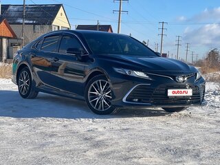2021 Toyota Camry VIII (XV70) Рестайлинг, чёрный, 3700000 рублей, вид 2