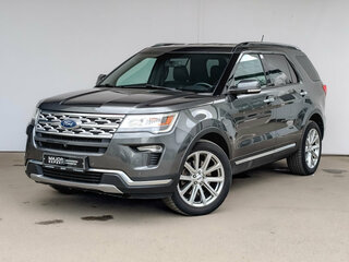 2018 Ford Explorer V Рестайлинг, серый, 3260000 рублей, вид 1