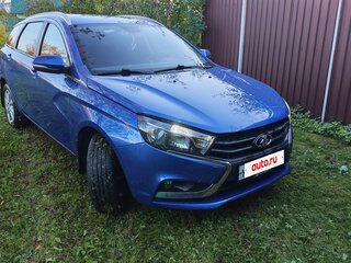 2020 Lada (ВАЗ) Vesta SW I, синий, 1200000 рублей, вид 2