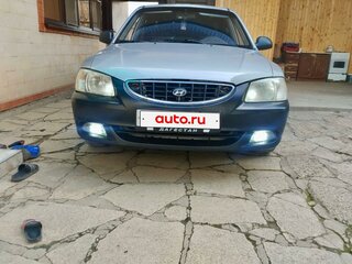 2004 Hyundai Accent ТагАЗ II, серебристый, 375000 рублей, вид 1