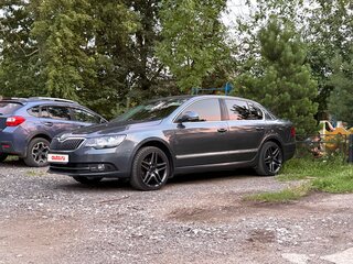 2015 Skoda Superb DSG II Рестайлинг, серый, 1400000 рублей, вид 2