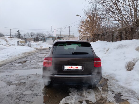 2009 Porsche Cayenne Diesel I Рестайлинг (957), коричневый, 1720000 рублей - вид 5