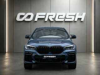 2021 BMW X6 40i III (G06), синий, 8250000 рублей, вид 3