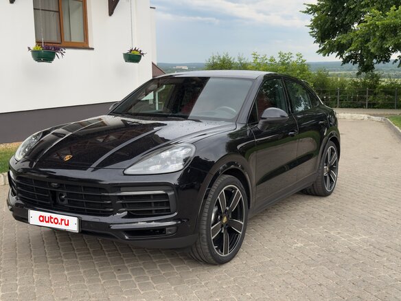 2021 Porsche Cayenne Coupé III, чёрный - вид 1