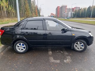 2012 Lada (ВАЗ) Granta I, чёрный, 365000 рублей, вид 5