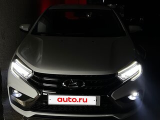 2023 Lada (ВАЗ) Vesta I Рестайлинг (NG), белый, 1390000 рублей, вид 4