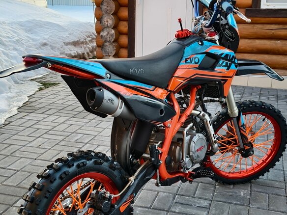2024 Kayo Evolution YX140EM, красный, 75000 рублей - вид 12