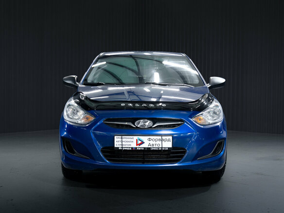 2013 Hyundai Solaris I, синий - вид 1