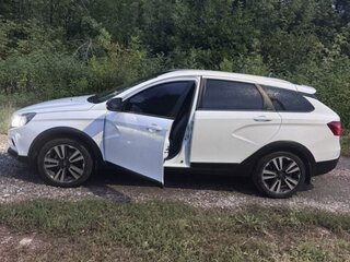 2021 Lada (ВАЗ) Vesta SW Cross I, белый, 1500000 рублей, вид 5