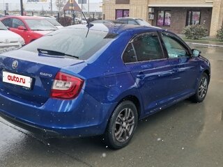2019 Skoda Rapid I Рестайлинг, синий, 1450000 рублей, вид 4
