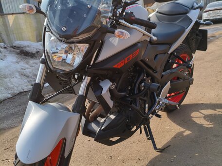2019 Yamaha MT-03, серый, 550000 рублей, вид 4