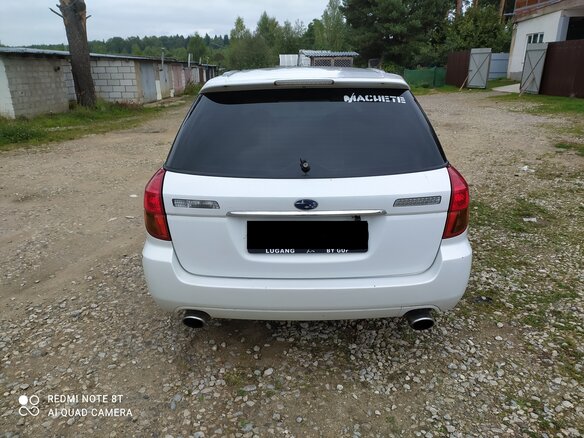 2007 Subaru Legacy GT IV Рестайлинг, белый - вид 2