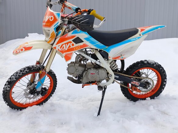 2019 Kayo Evolution YX125EM, белый, 65000 рублей