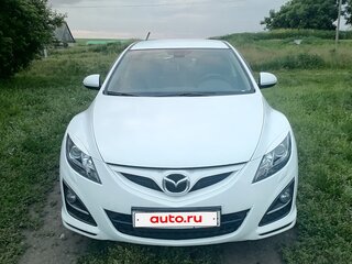 2010 Mazda 6 II (GH) Рестайлинг, белый, 850000 рублей, вид 2