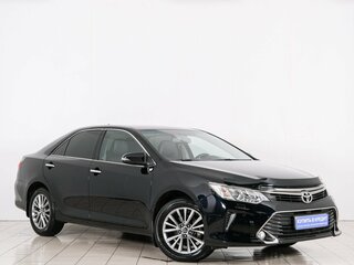 2016 Toyota Camry VII (XV50) Рестайлинг, чёрный, 2359000 рублей, вид 1