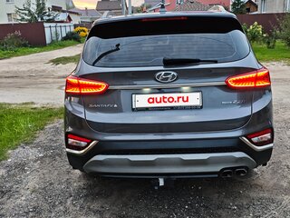 2018 Hyundai Santa Fe IV, серый, 2900000 рублей, вид 4