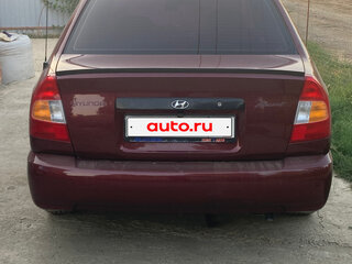 2007 Hyundai Accent ТагАЗ II, красный, 395000 рублей, вид 3