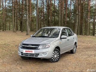 2013 Lada (ВАЗ) Granta I, серебристый, 300000 рублей, вид 3