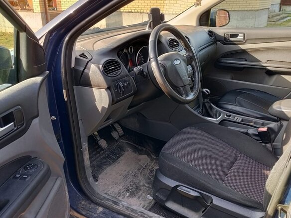 2008 Ford Focus II Рестайлинг, синий, 380000 рублей - вид 3
