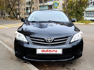 2012 Toyota Corolla X (E140, E150) Рестайлинг, чёрный, 990000 рублей, вид 1