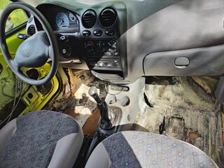 2012 Daewoo Matiz I Рестайлинг, зелёный, 49000 рублей, вид 3