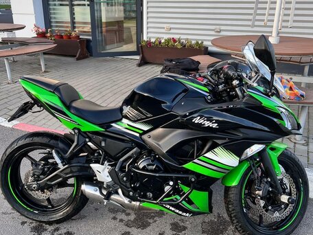 2017 Kawasaki Ninja 650, зелёный, 760000 рублей, вид 1