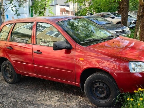 2010 Lada (ВАЗ) Kalina I, красный, 295000 рублей - вид 5