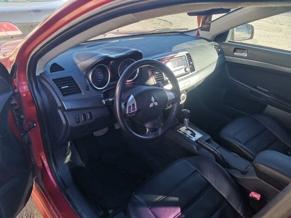 2008 Mitsubishi Lancer X, красный, 800000 рублей - вид 7